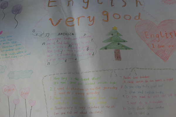 桓仁县铧尖子小学吕东泽手操报englishverygood
