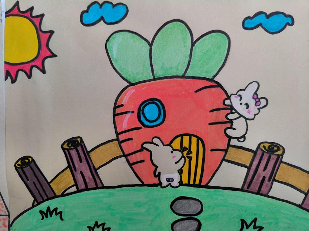 桓仁县八里甸子小学·孙艺熙·绘画作品