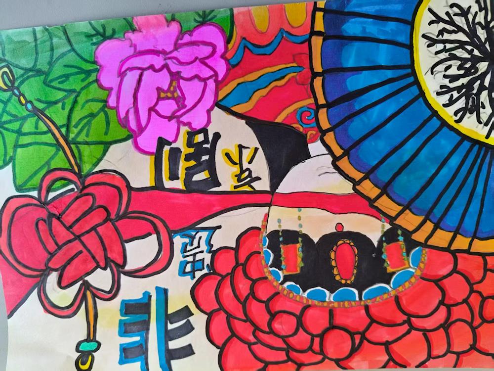 桓仁县八里甸子小学·胡智博·绘画作品